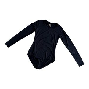 32 Degrees Black Long Sleeve Bodysuit